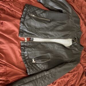 Women's Black Leather Jacket